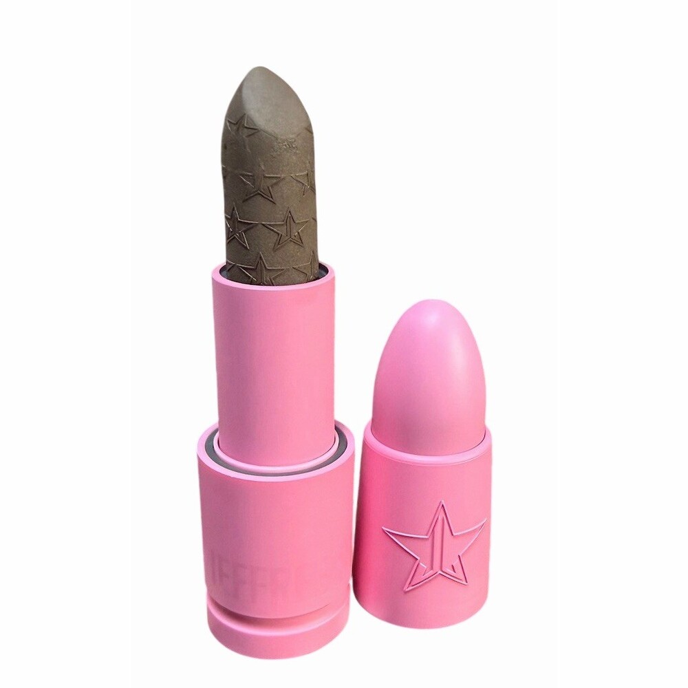 Jeffree Star Cosmetics Velvet Trap Lipstick Grave Digger Gray Greige Matte - Picture 3 of 4